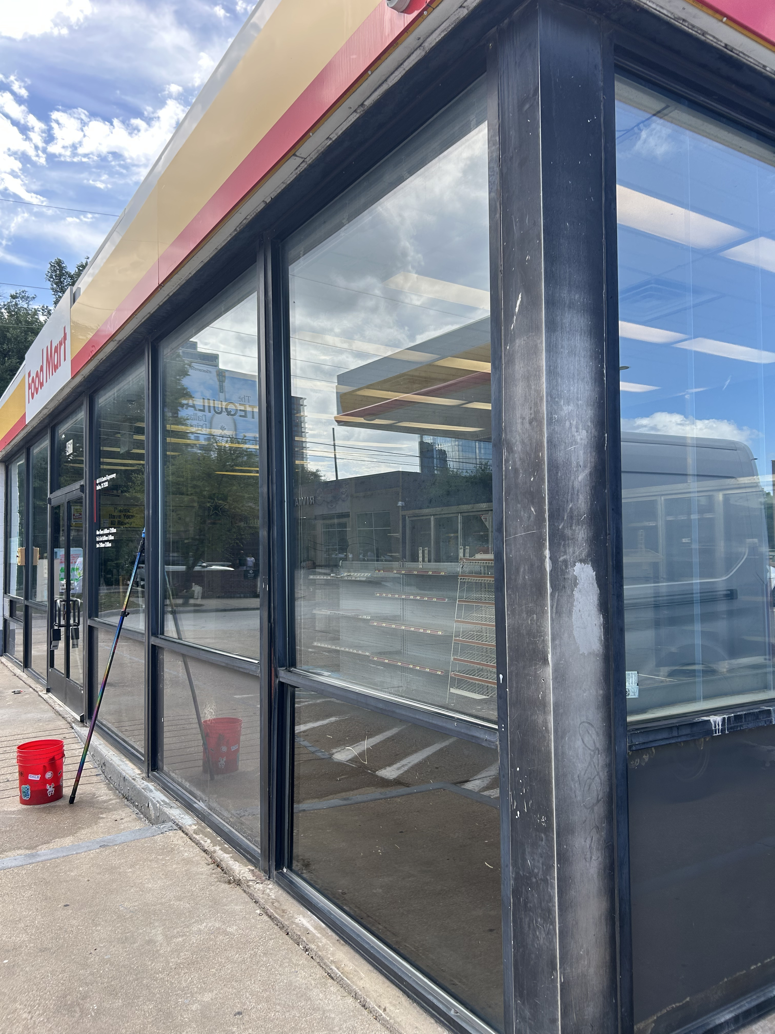 After exterior cleaning in the Dallas Fort Worth area