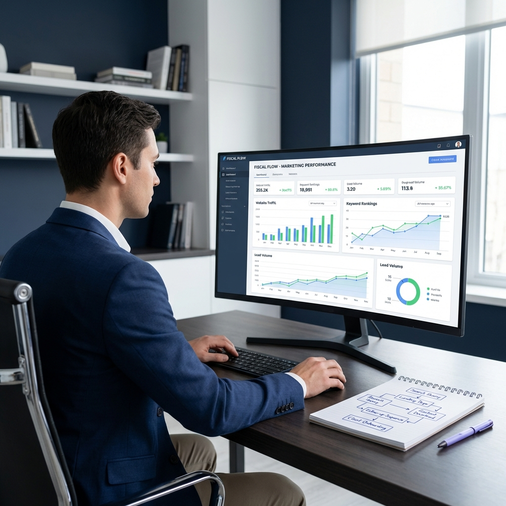 Accountant SEO services strategy overview showing search architecture for accounting and CPA firms