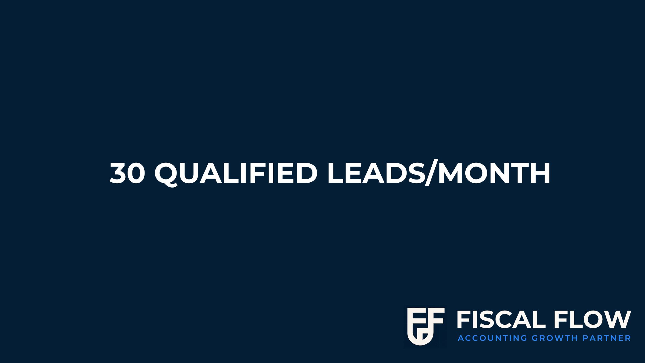 Essex construction accounting firm CRM showing 30 qualified leads per month from cold email outreach