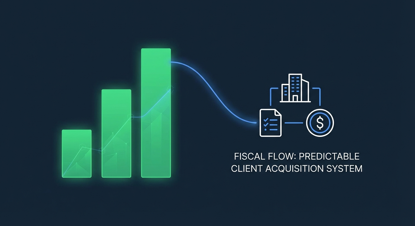 Accounting leads dashboard showing inbound enquiries generated for an accounting firm through search and paid acquisition systems