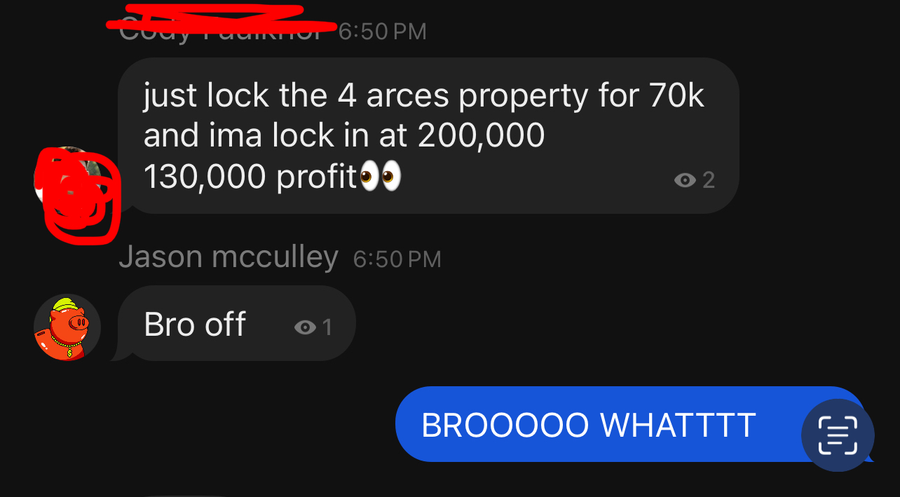 $130k profit deal from Cody