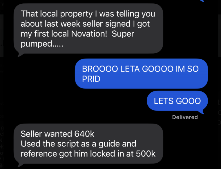 $140k off seller's asking price