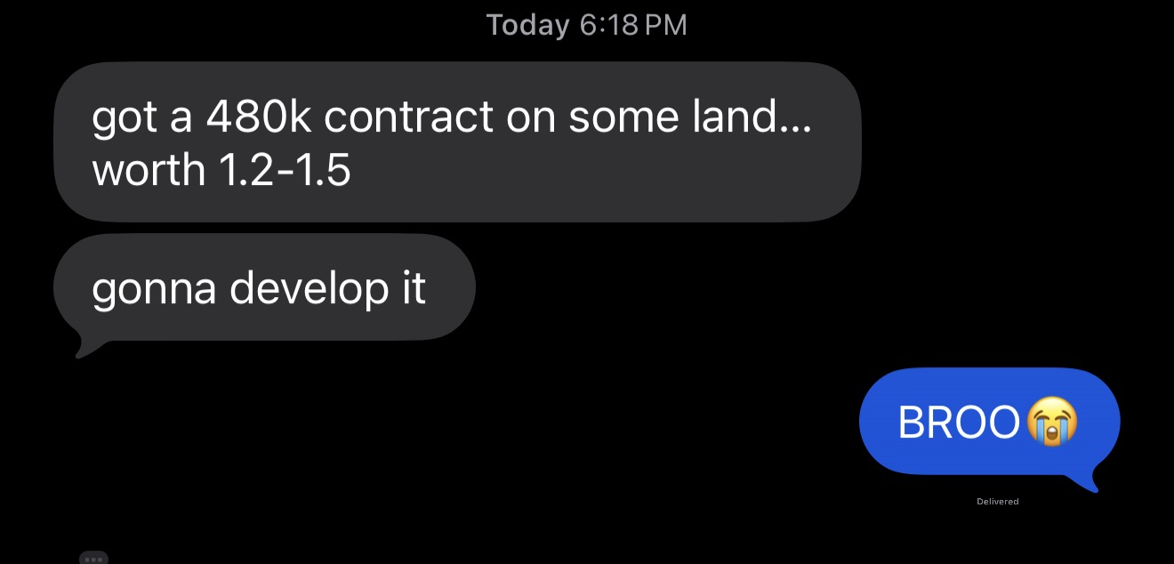 Josh will do over $5m profit in his development business with this deal