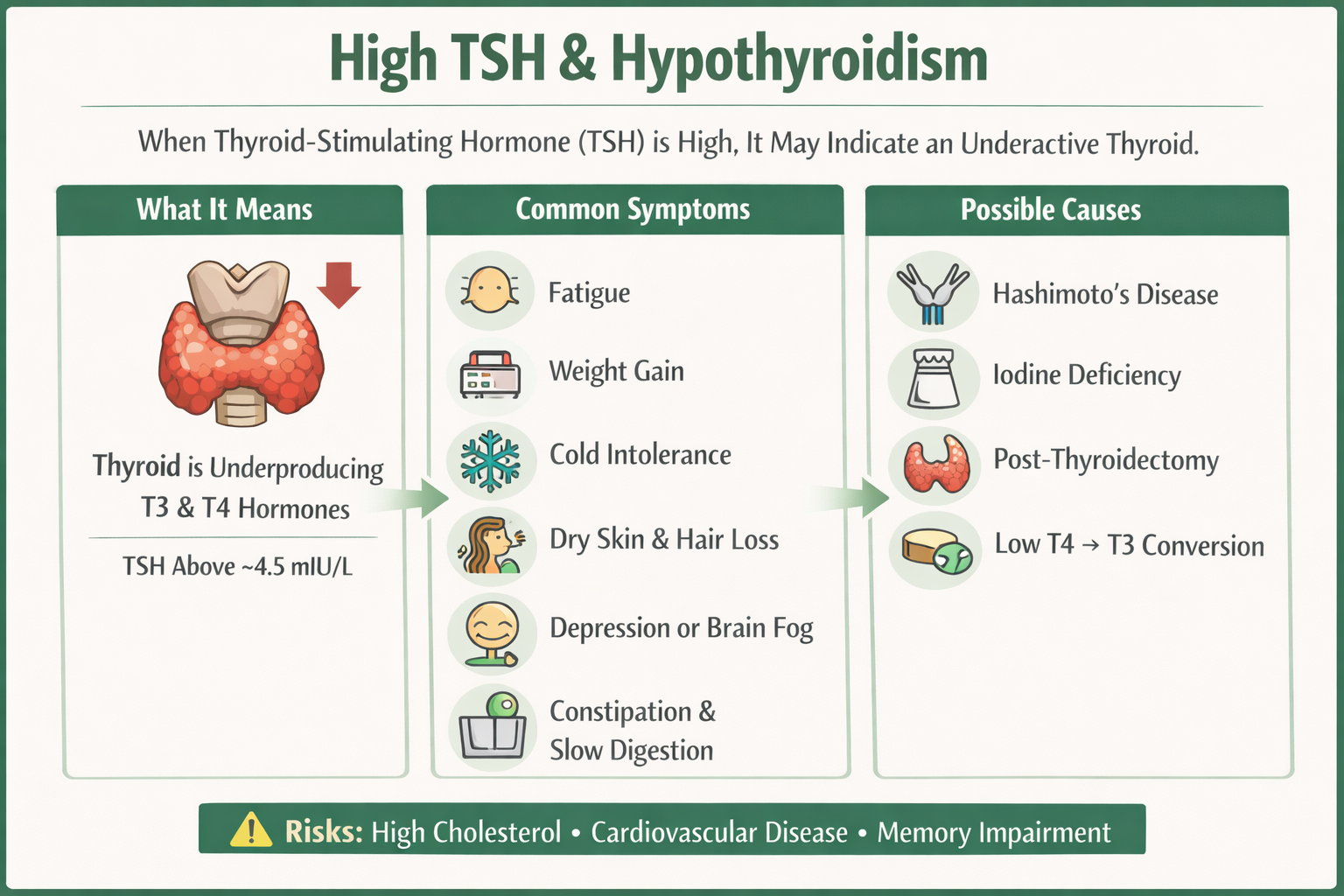 Understanding high TSH and hypothyroidism
