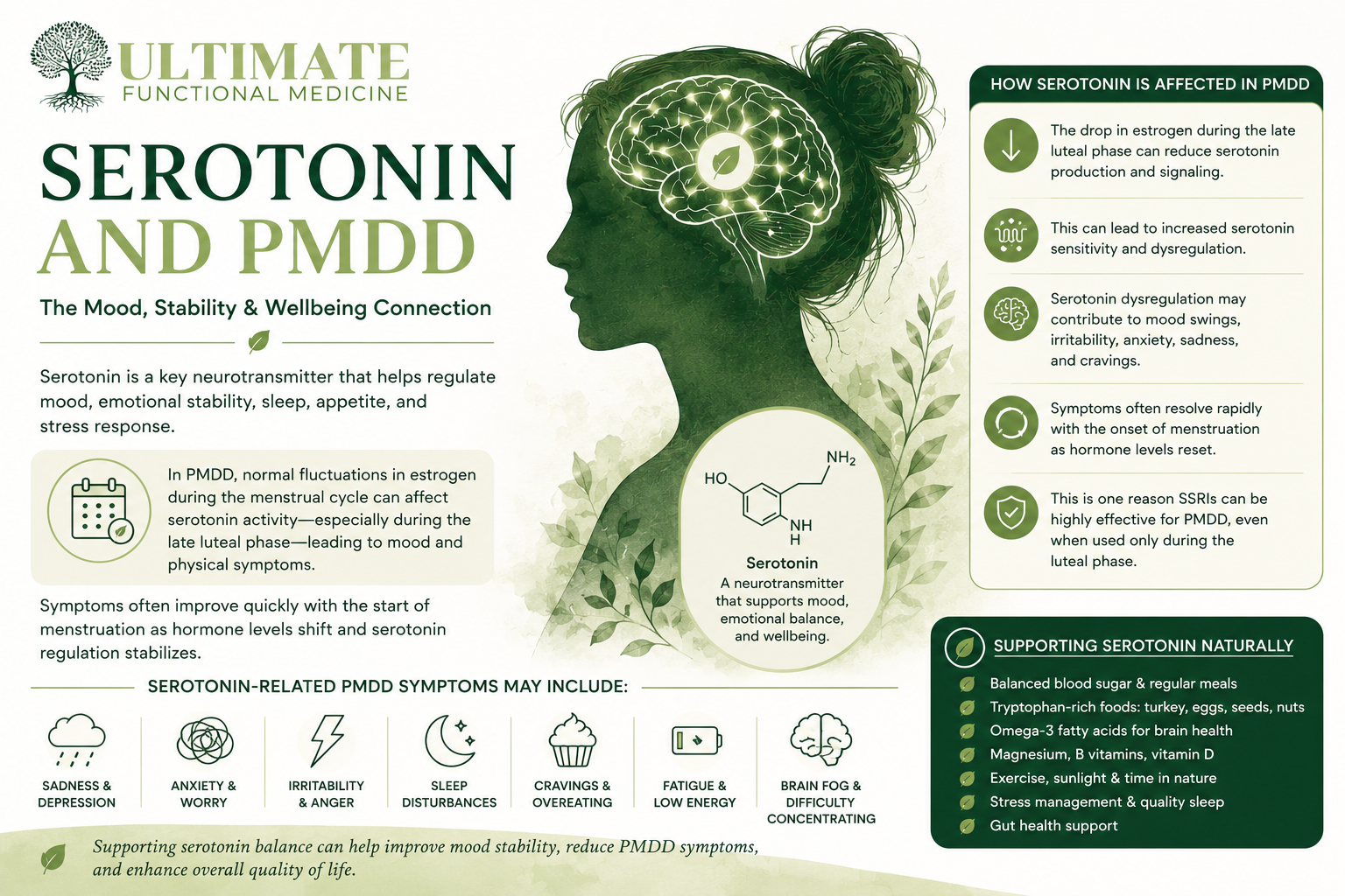 Serotonin and PMDD