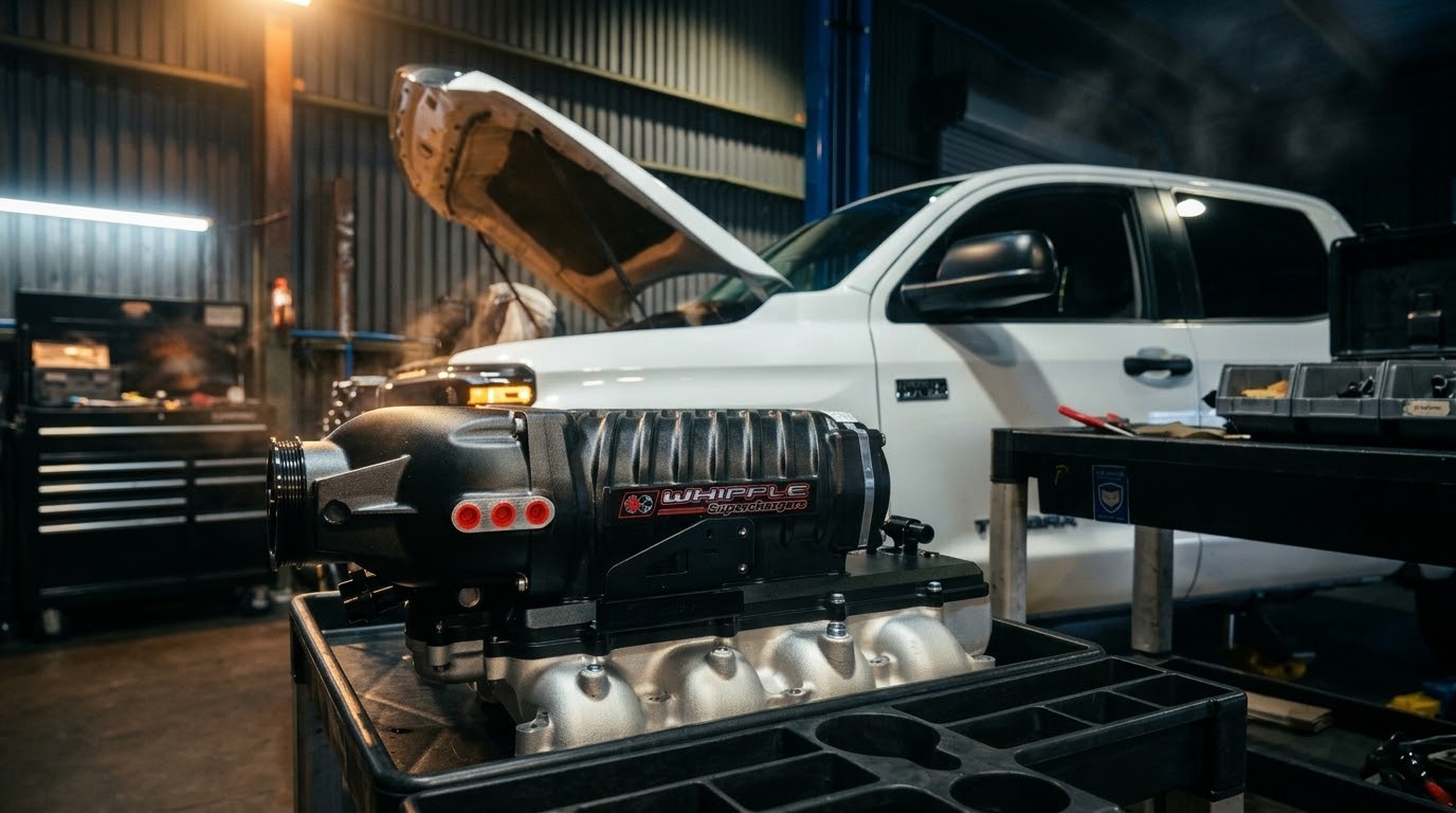 Advanced Mobile Auto technician servicing vehicle engine in Concord workshop