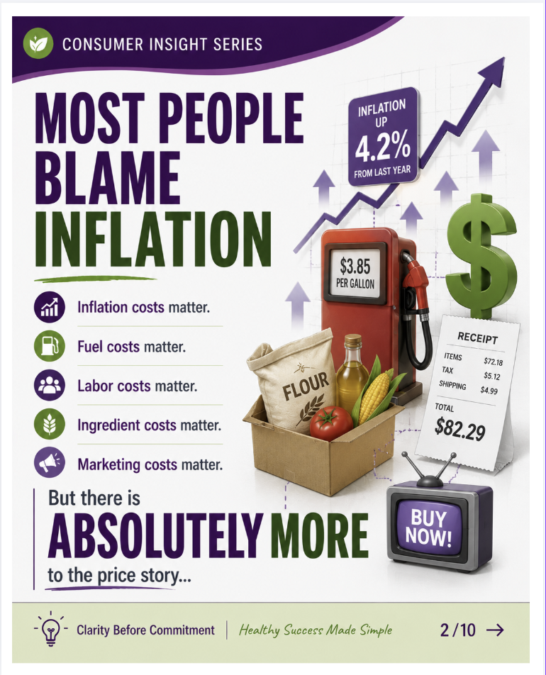 Most people blame inflation and that's just part of it Most people blame inflation and that's just part of it