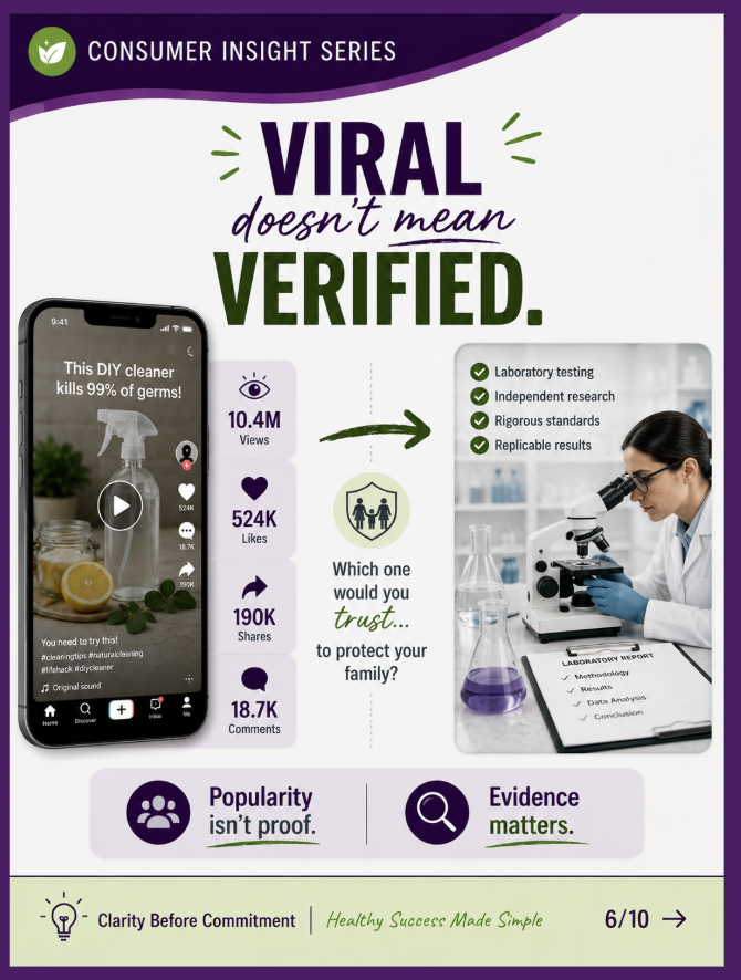 Viral doesn't mean verified