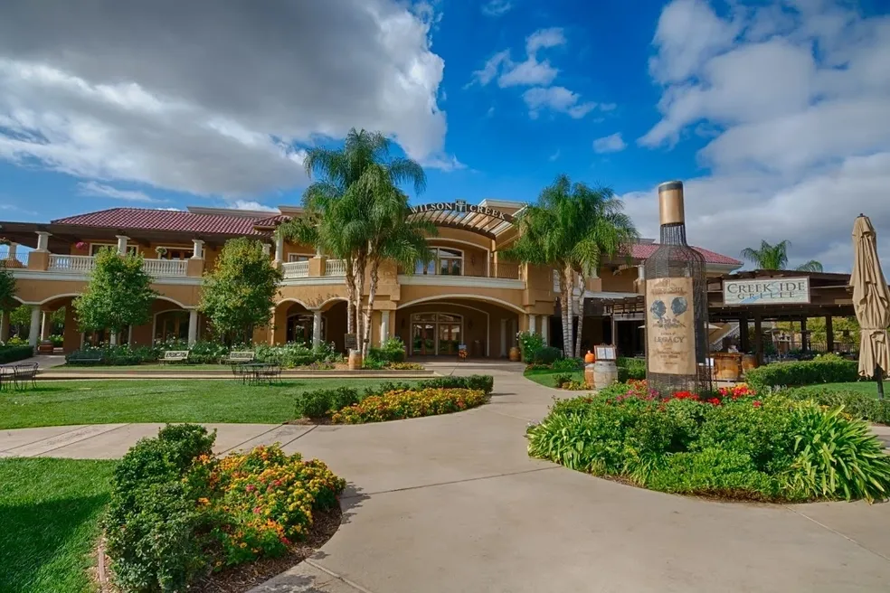 Luxury Temecula winery estate visited on a Party Bus Palm Springs wine tour