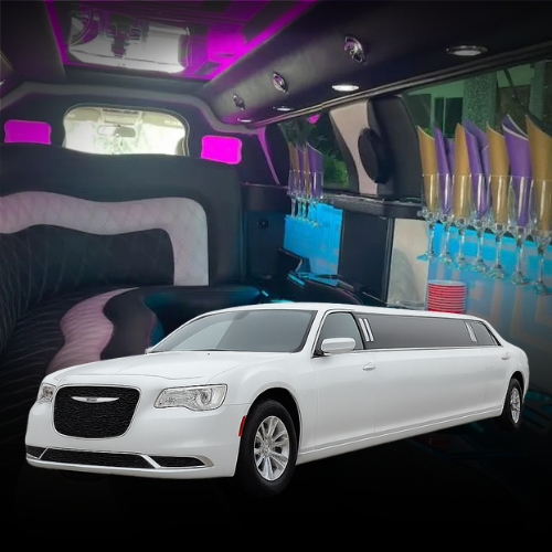 Stretch limo rental in Los Angeles for weddings and nights out