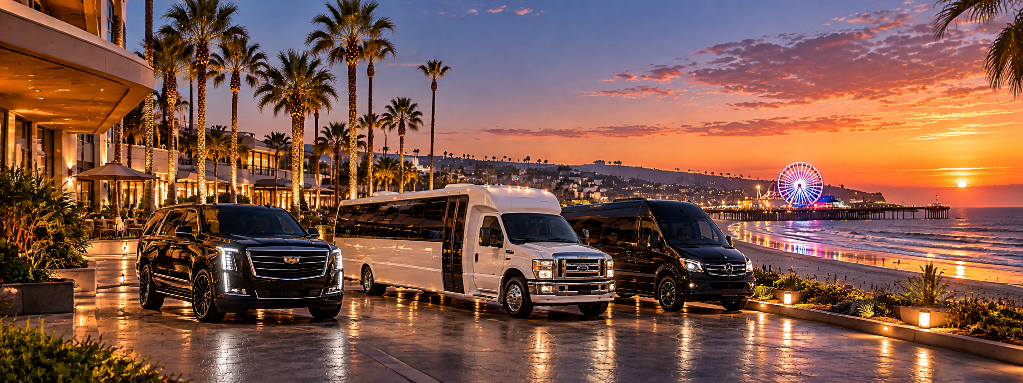 Party bus and limo rentals in Southern California