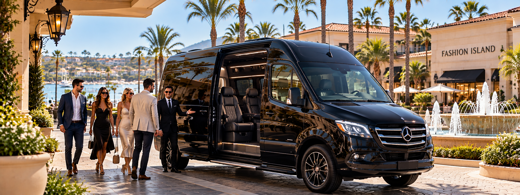 Sprinter van rental with driver in Southern California