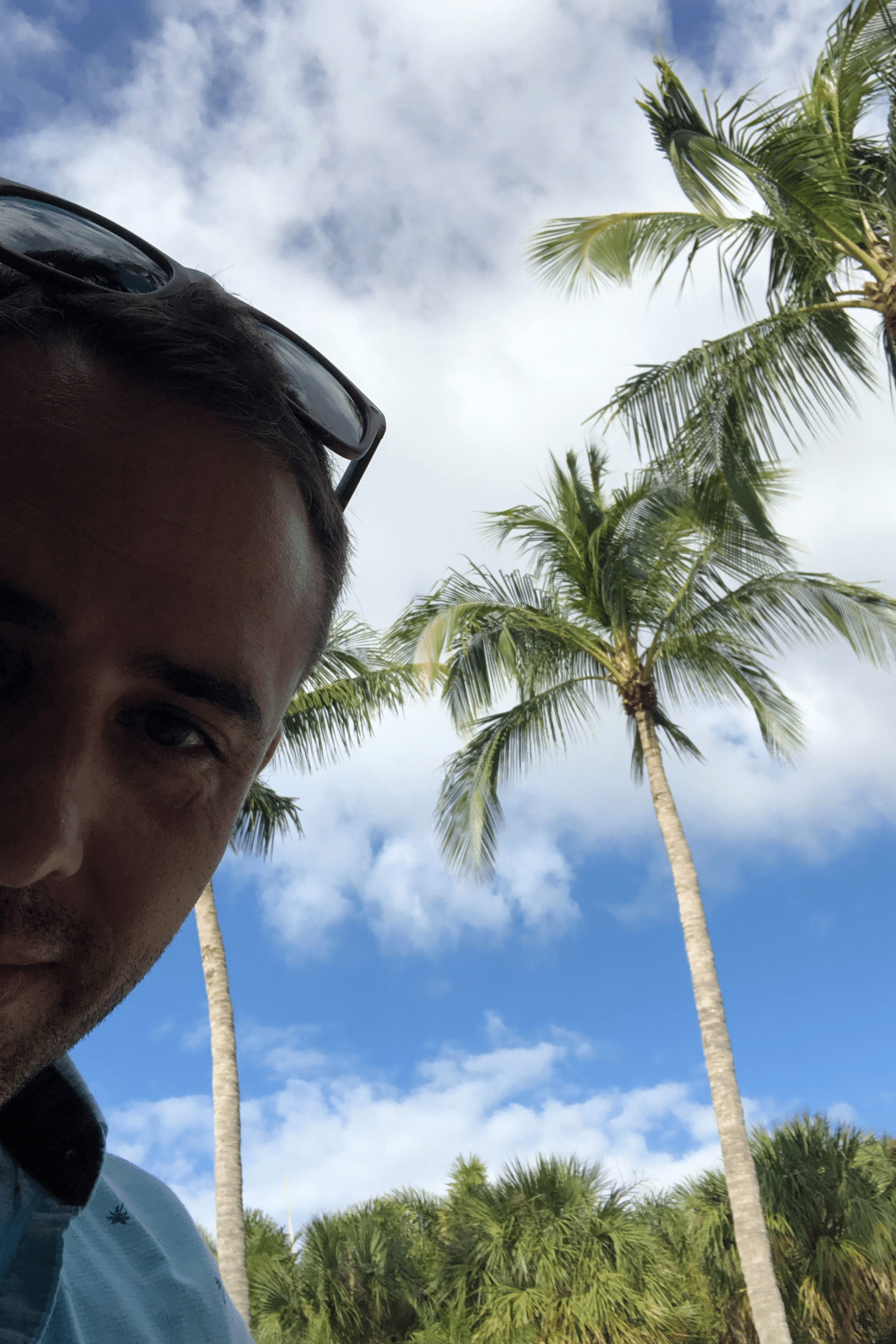 Chris at the beach