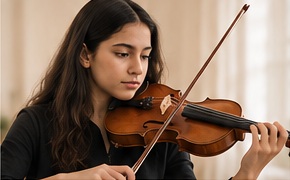 Violin lesson