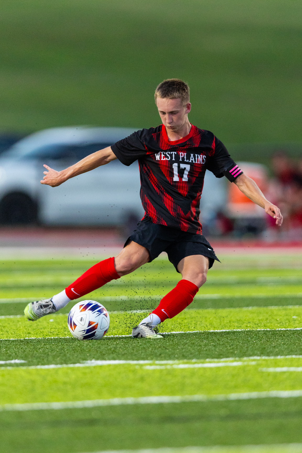 Professional high school soccer action photography