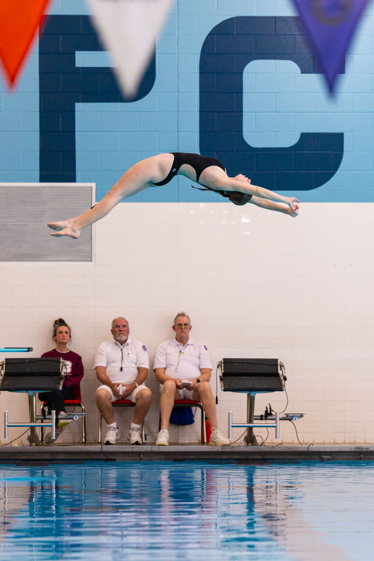 Professional high school swim and dive photography