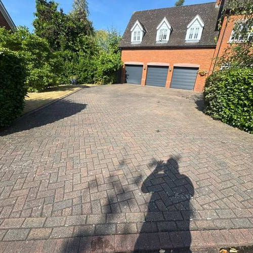 Before Driveway Cleaning Crewe