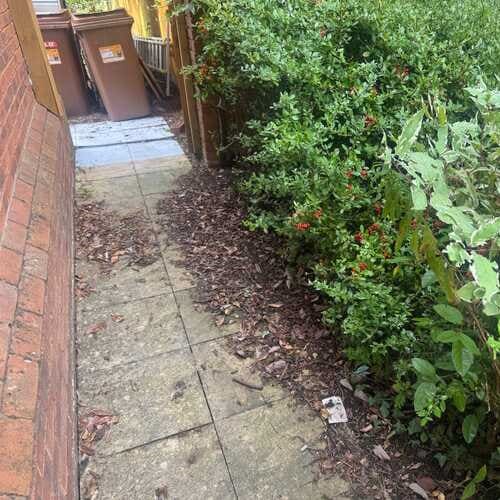 Before Driveway Cleaning Crewe