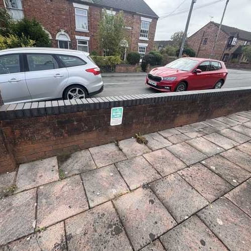 Before Driveway Cleaning Crewe