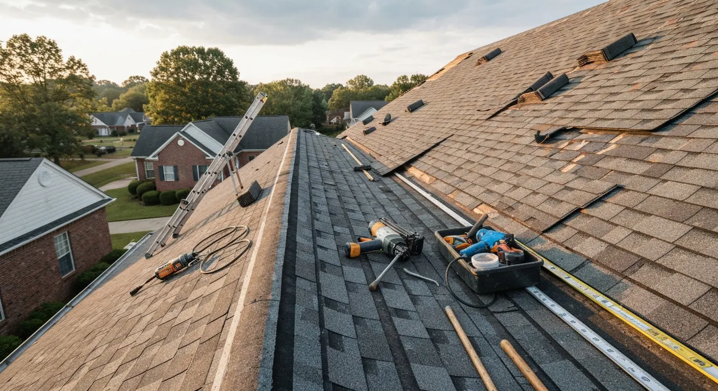 Storm damage repair