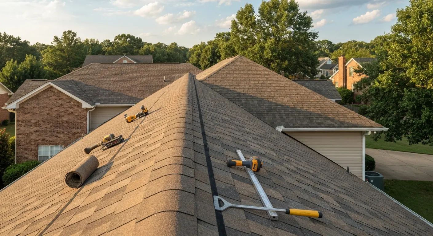 Roof replacement in Spartanburg