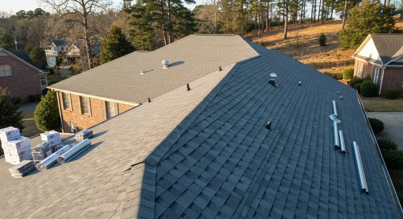 Complete roof replacement project