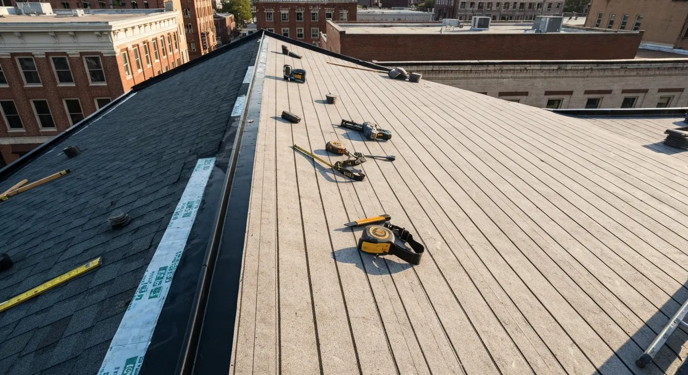 Complete roof replacement project