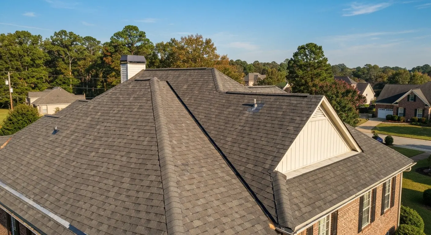 Roof replacement on residential home