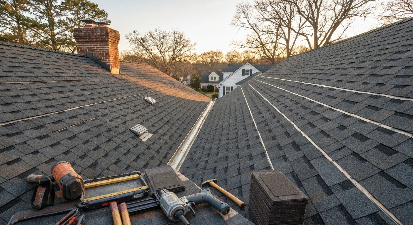 Roof replacement project