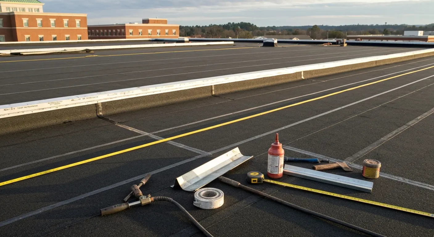 New construction roofing installation