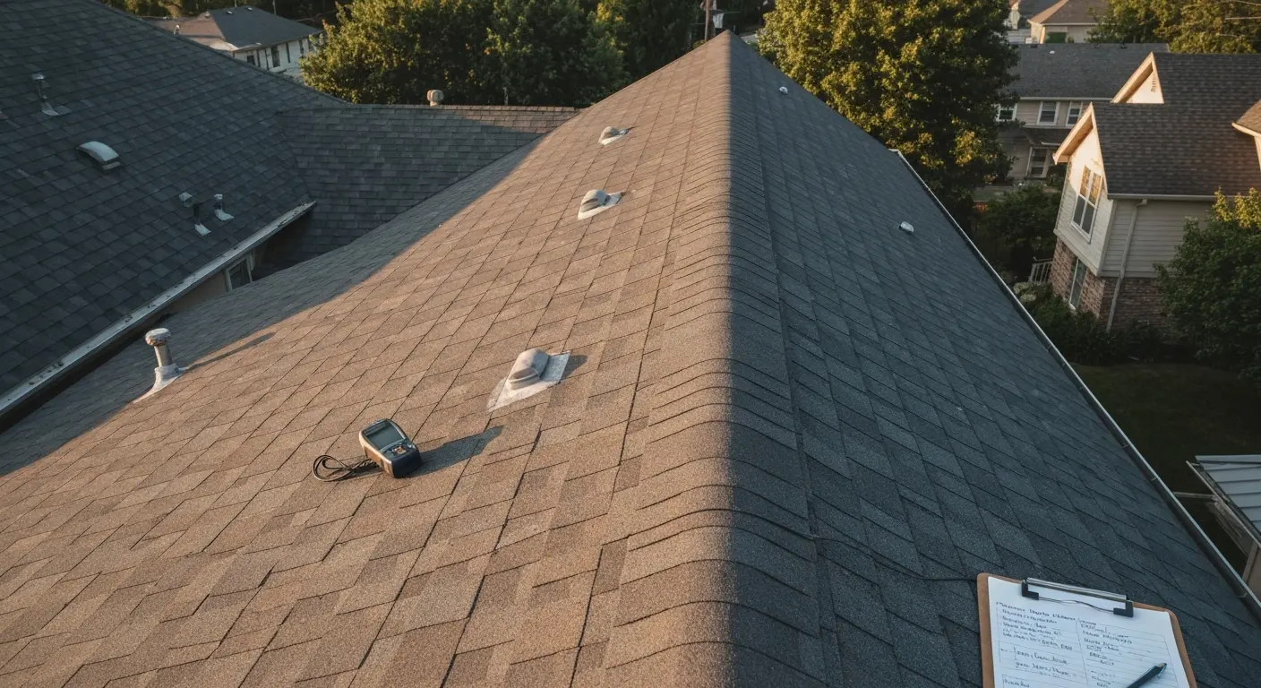 Roof inspection report