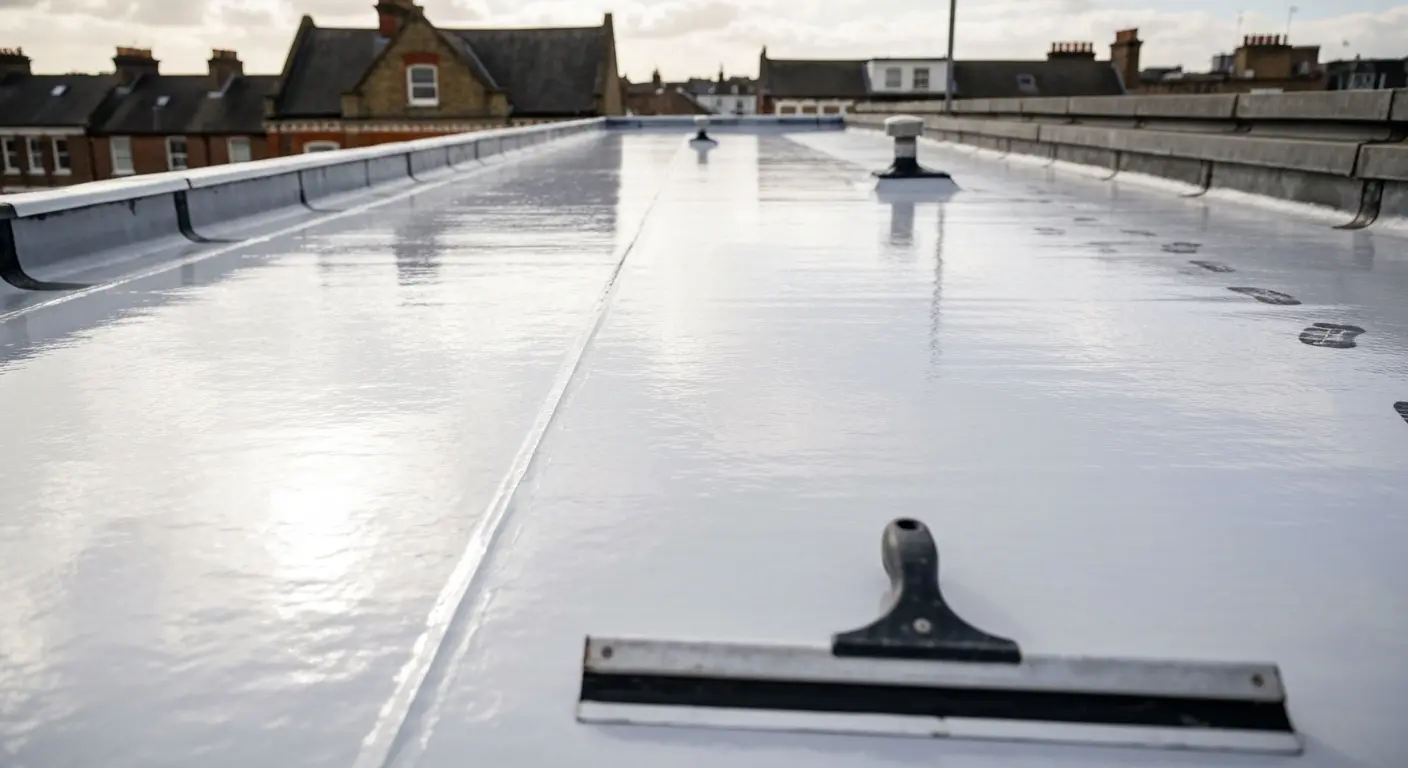 Waterproof coating membrane application