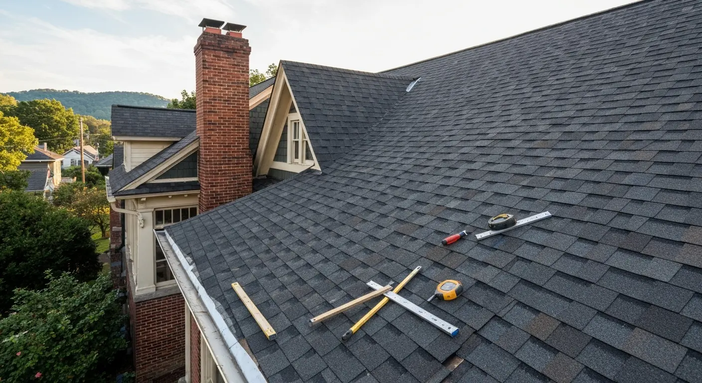 Roof replacement in Roanoke