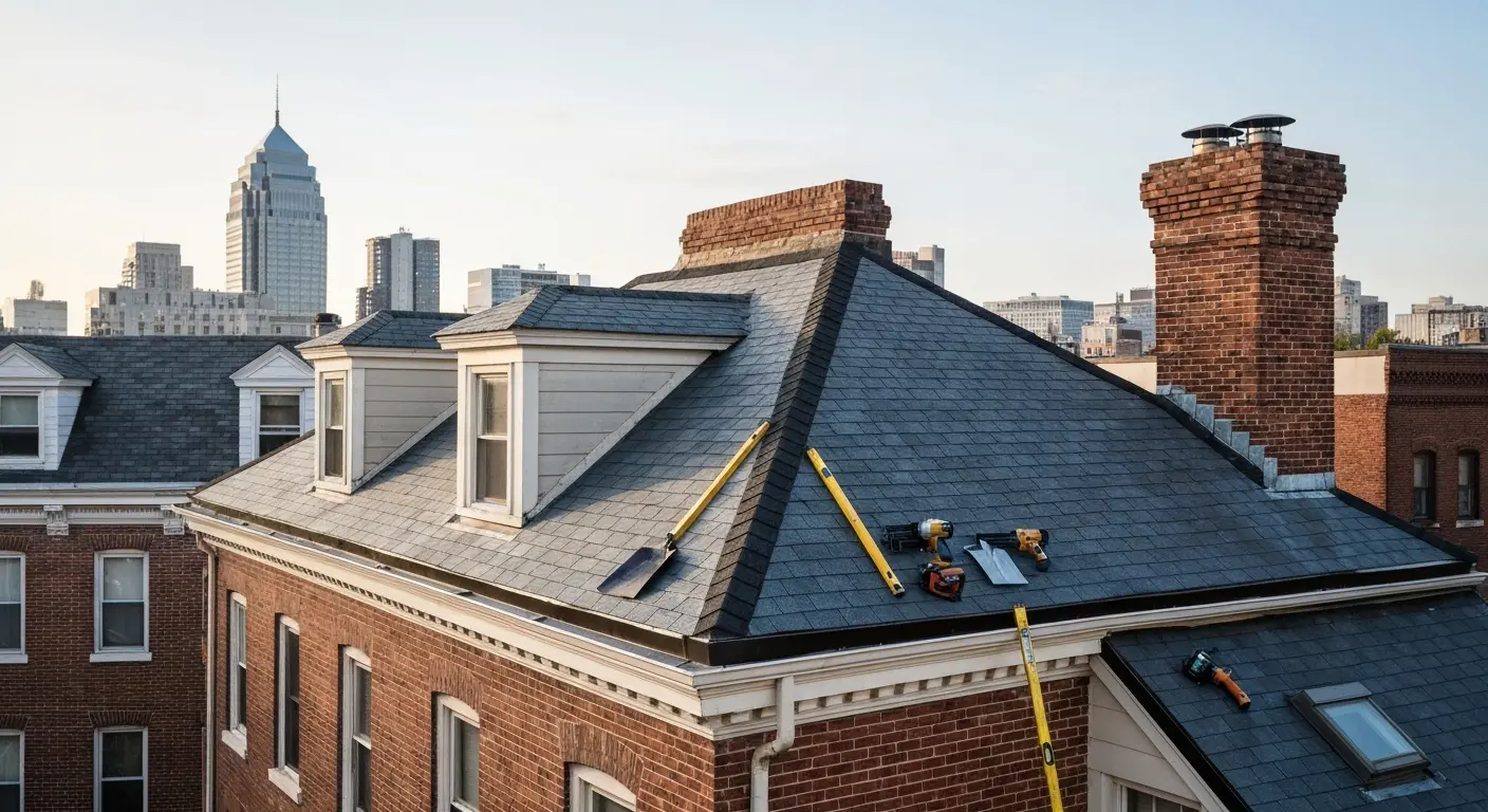 Complete roof replacement project