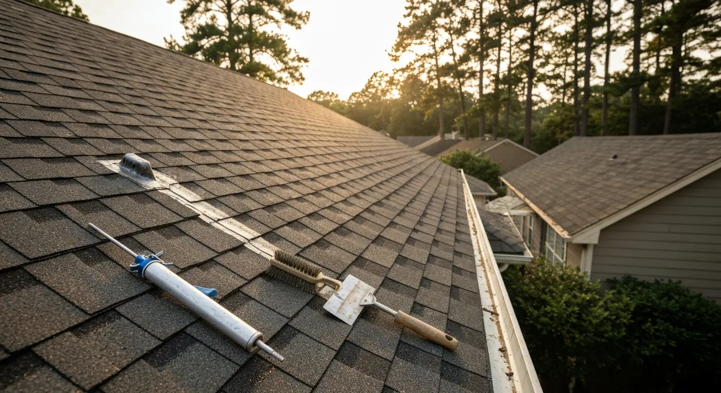 Roof maintenance service