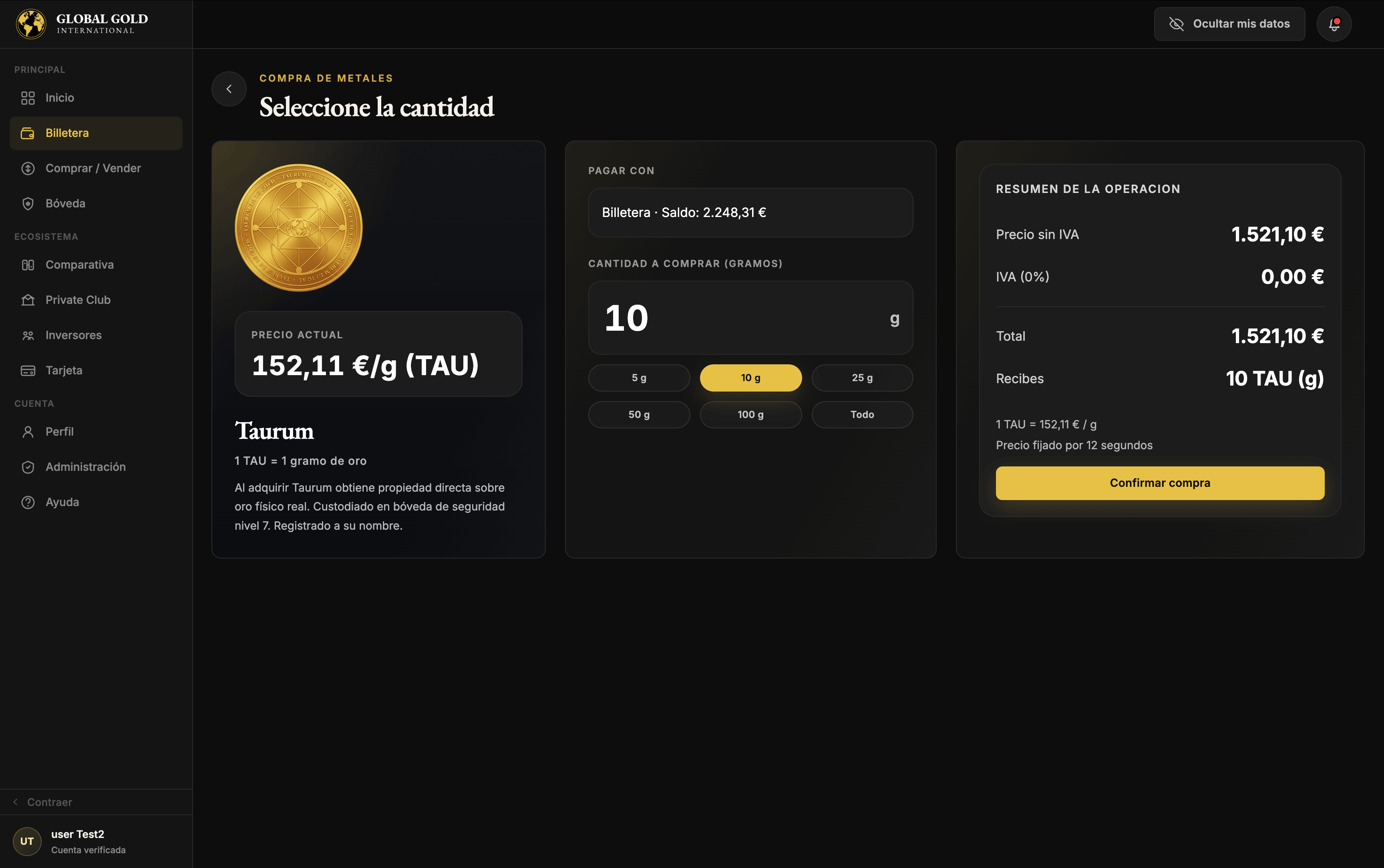 Comprar gramos