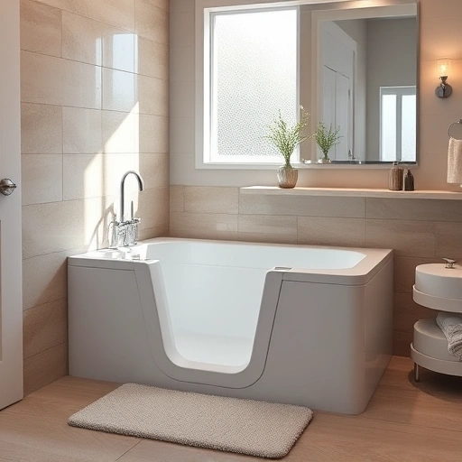 Luxurious walk-in tub installation in a serene Happy Valley AZ bathroom with modern finishes and soft lighting.