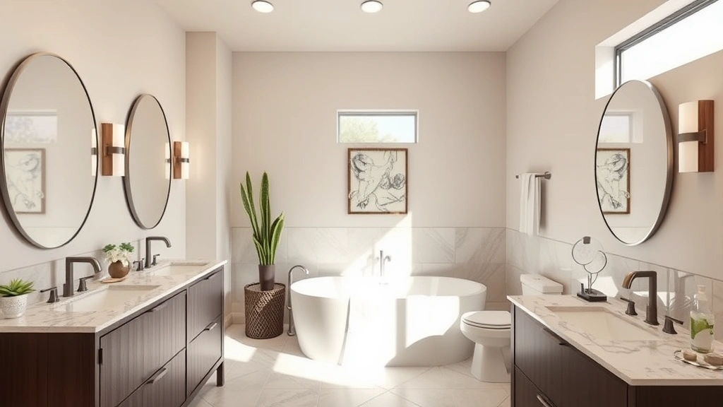 Bathroom Remodeling in Camelback East Village, AZ with modern fixtures and elegant design.