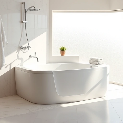 Walk-in tub installation in a modern Desert Ridge bathroom with sleek design, elegant fixtures, and natural light.