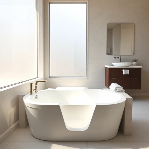 Completed walk-in tub installation in a luxurious Paradise Valley bathroom with elegant design and soft lighting.