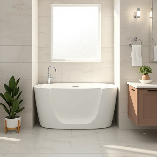Walk-in tub installation in a modern Tolleson AZ bathroom with sleek design, natural light, and elegant decor.