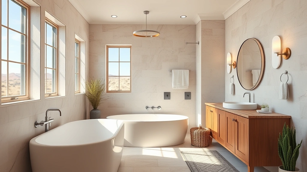 Bathroom Remodeling in Stetson Valley, AZ with modern fixtures and elegant design elements.