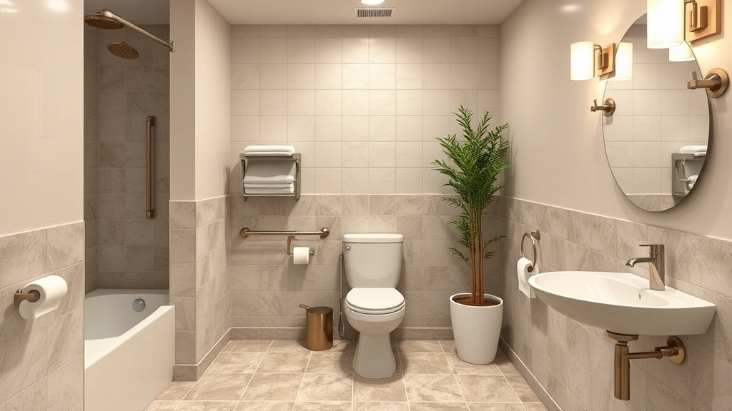 Handicap Bathroom Remodeling projects in Phoenix AZ showcasing accessible designs and features.