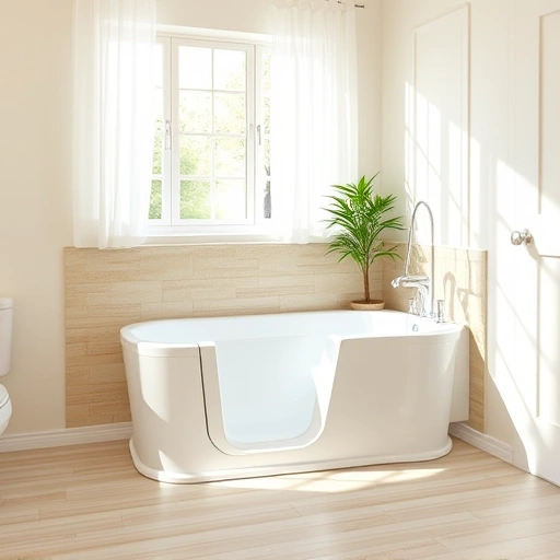 Walk-In Tub Installation in Arrowhead Ranch AZ showcasing a modern bathroom with elegant design and serene atmosphere.