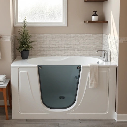 Walk-in tub installation in Stetson Valley AZ features elegant design, safety features, and modern decor.