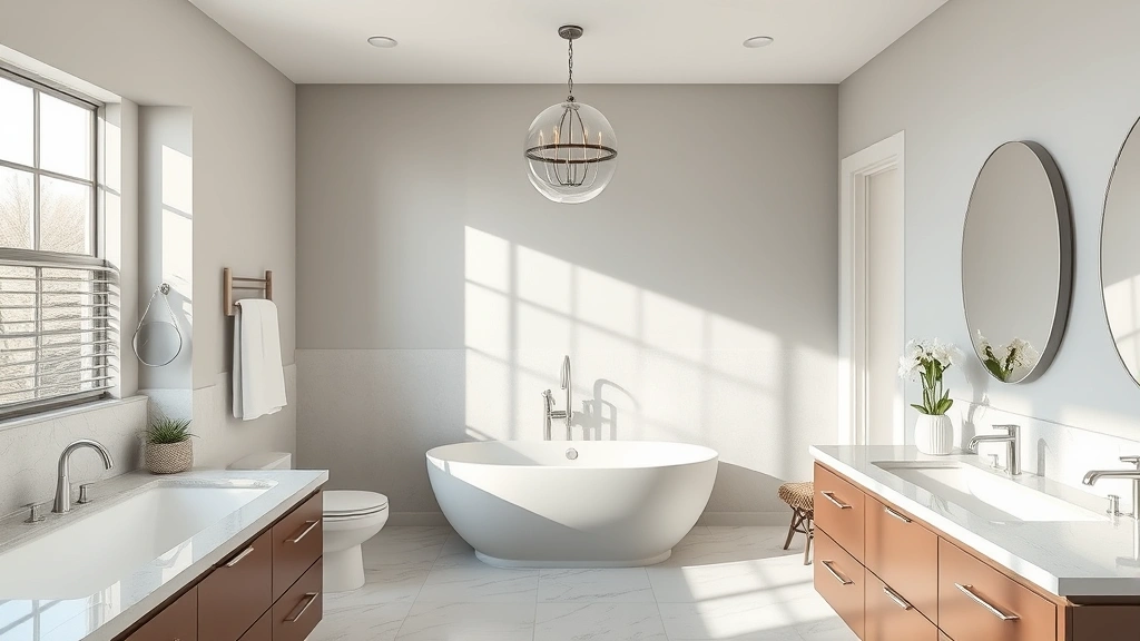 Bathroom Remodeling in Mesa, AZ with modern fixtures and stylish design elements.