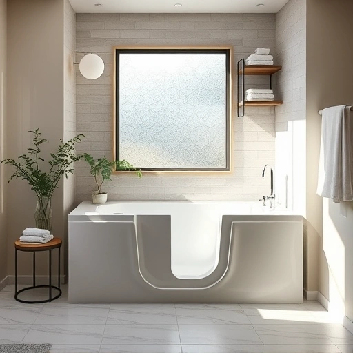 Walk-In Tub Installation in Deer Valley Village AZ featuring sleek design, modern bathroom decor, and inviting ambiance.