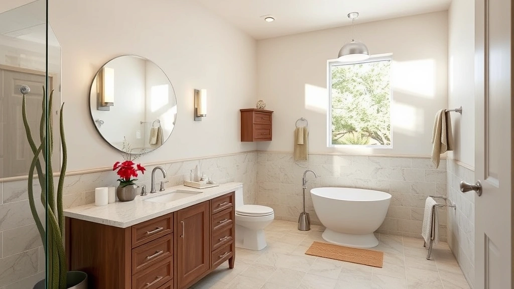 Bathroom Remodeling in Sun City West, AZ with modern fixtures and stylish design elements.
