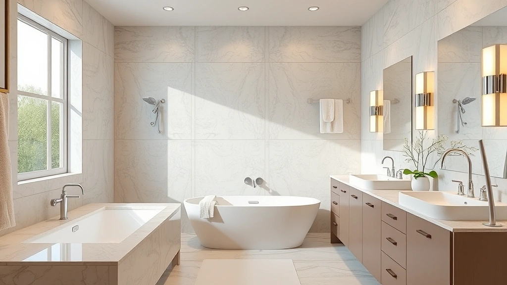 Bathroom Remodeling in Glendale, AZ with modern fixtures and elegant design elements.