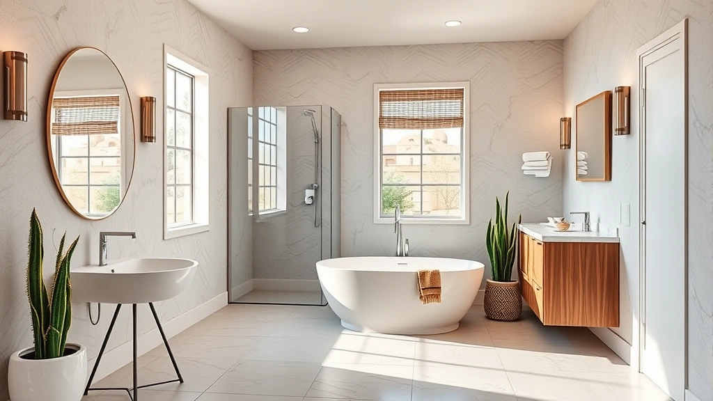 Bathroom Remodeling in New River, AZ with modern fixtures and stylish design elements.